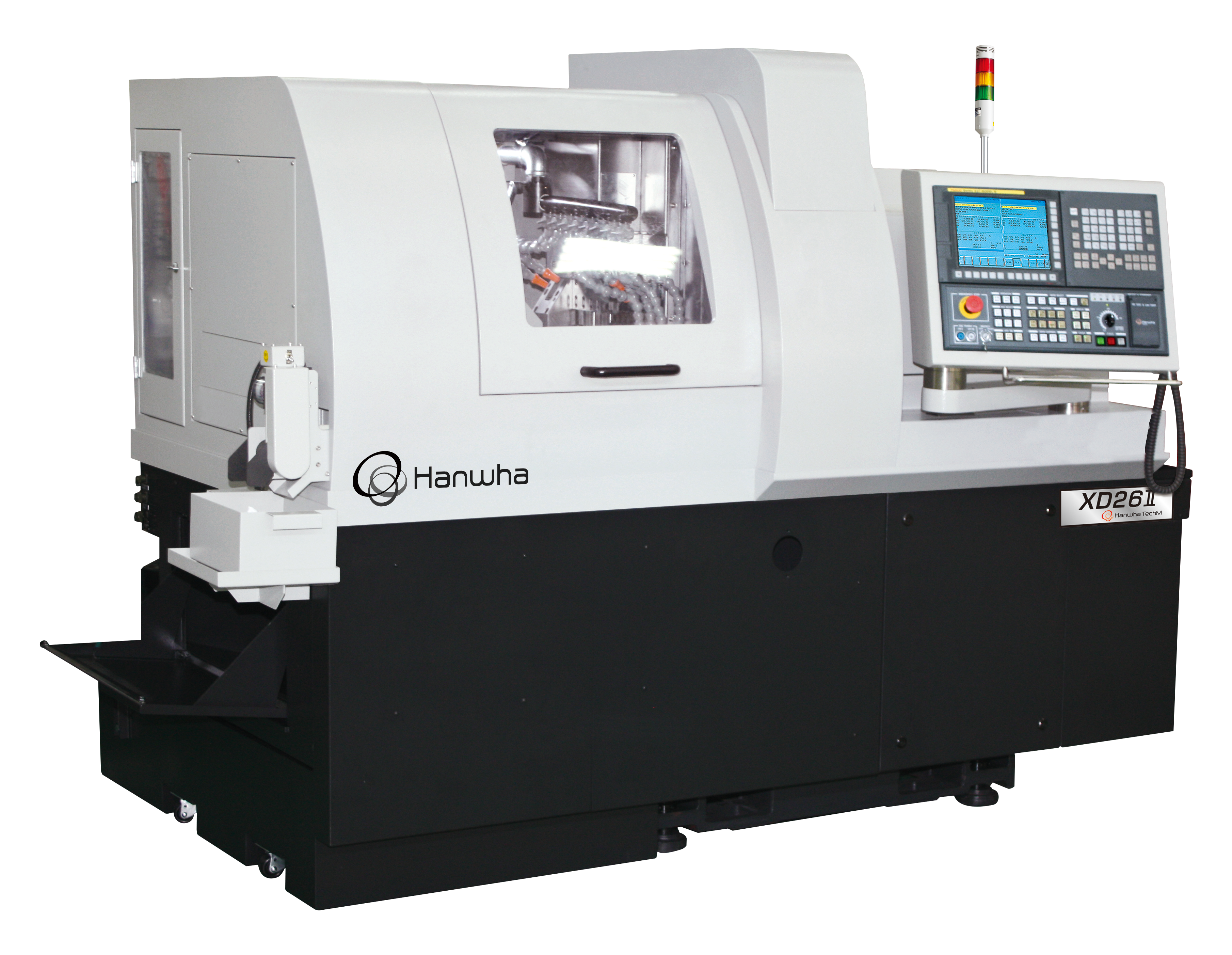 Dynamický CNC dlouhotočný automat, který vyniká svojí produktivitou, přesností a stabilitou výroby - Hanwha XD26II