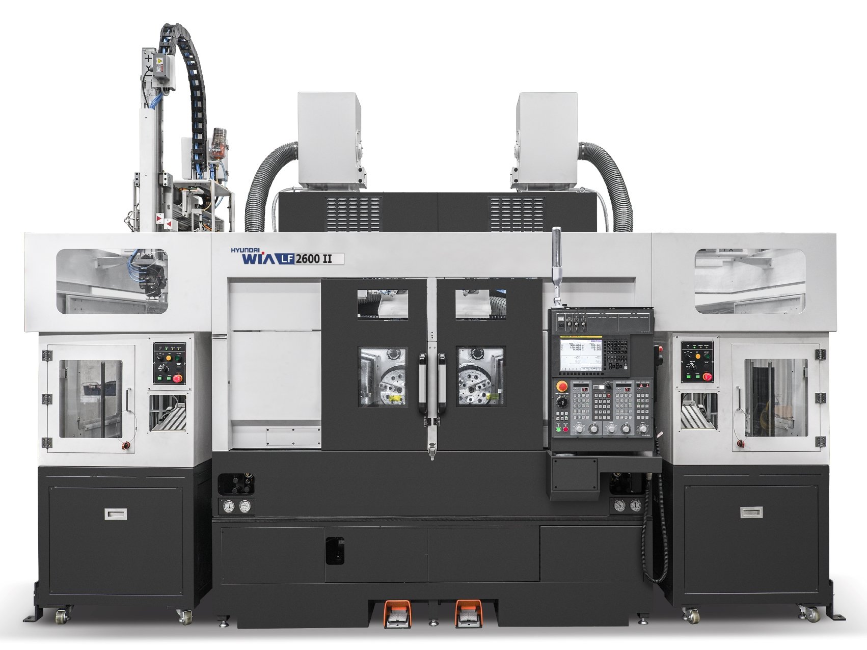 CNC soustružnické, dvouvřetenové centrum Hyundai WIA LF2600II