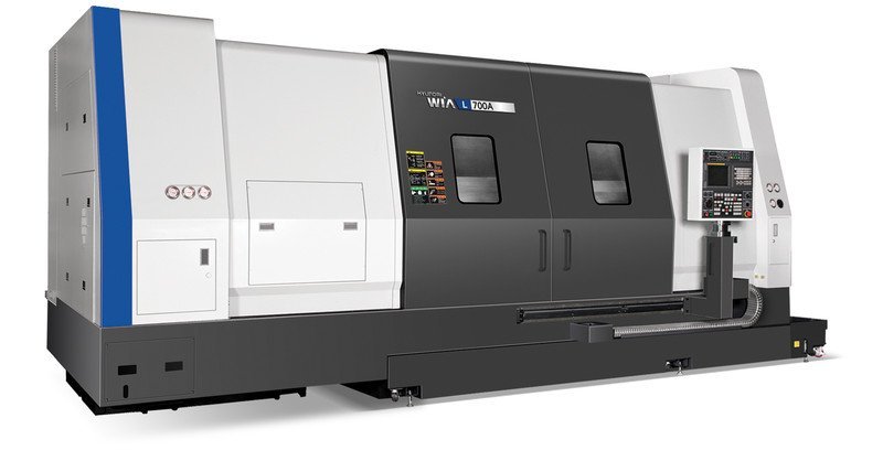 CNC soustružnické centrum pro těžké a vysoce přesné obrábění rozměrných dílců Hyundai WIA L700A