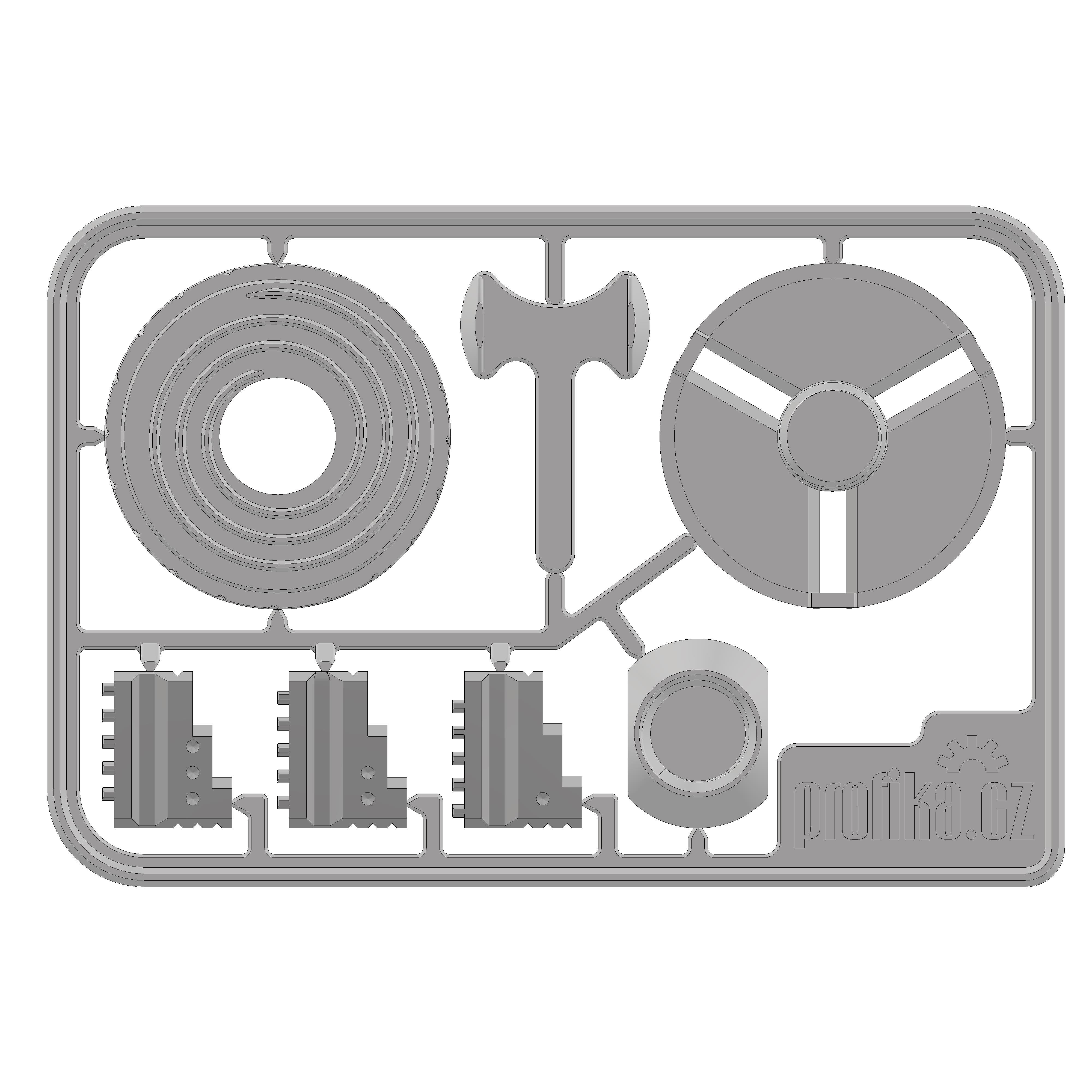 Skládačka sklíčidla