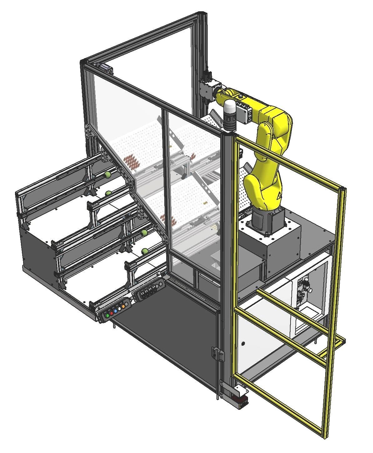 Universální robotická buňka RoboStack Universální robotická buňka RoboStack